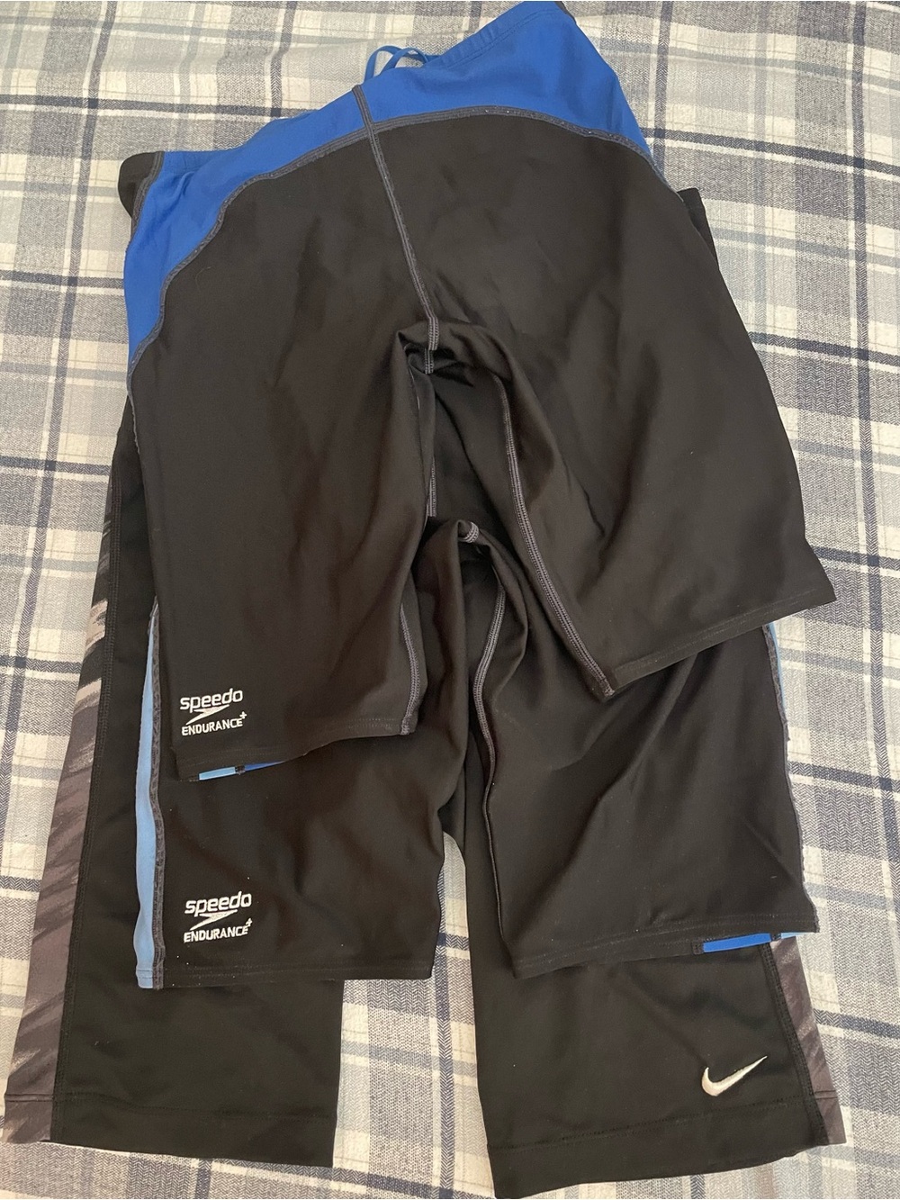 Nike Men’s Black and Blue Swim Jammers